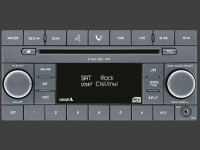 2009 Dodge Dakota Quad Cab AM/FM CD Player (RES) - Satellite 68021161AD