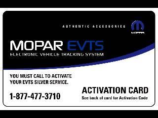 2012 Dodge Grand Caravan Electronic Vehicle Tracking System - 82212459