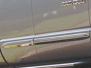 2008 Dodge Ram 2005 and Newer Chrome Door Molding