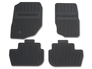 2008 Dodge Durango Slush Floor Mats - First and Second Row - Slate Gray