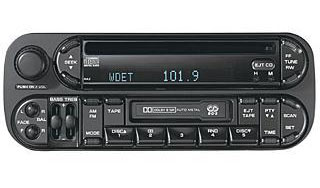 2005 Dodge Neon RAZ AM/FM Cassette - CD Player with CD Chang 5064042AD